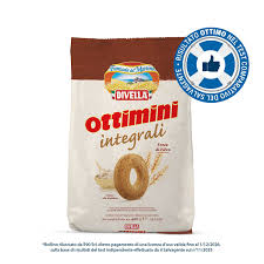 DIVELLA OTTIMINI WHOLE WHEAT 450G